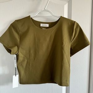 Babaton CONTOUR CREW CROPPED T-SHIRT